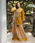 LAAM-3PC DHANAK HEAVY EMBROIDERED SUIT RANG-6966