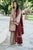BAROQUE-3PC DHANAK EMBROIDRED SUIT LEH-6991