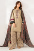JAZMIN-3PC DHANAK EMBROIDERED SUIT LEH-6988