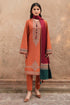 JAZMIN-3PC DHANAK EMBROIDERED SUIT LEH-6944