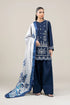 MARIA B-3PC DHANAK EMBROIDERED SUIT RANG-2367