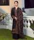 BAREEZE- 3PC DHANAK EMBROIDERED SUIT-RANG7015