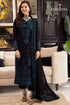 ASIMJOFA-3PC DHANAK EMBROIDERED SUIT LEH-6982